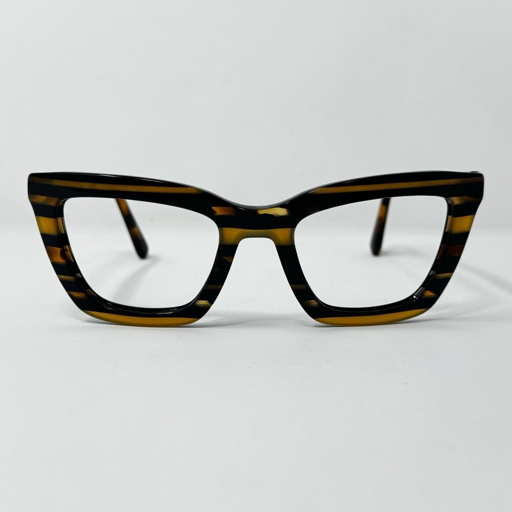 Coach HC8203 L1630 544087 Black Amber Glitter Sunglass Frames 54-22-140